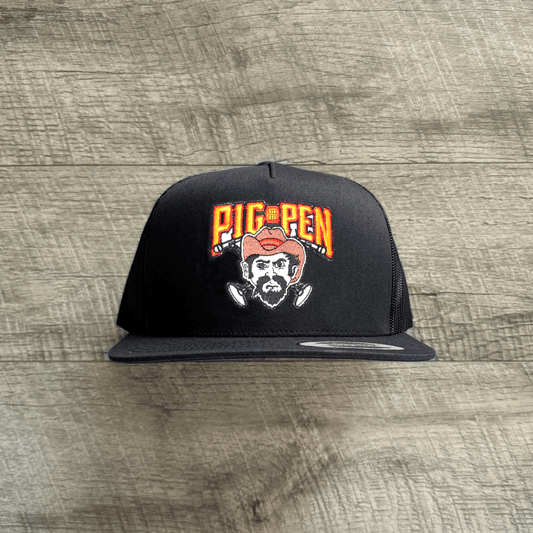 Dead / Pittsburgh Baseball / Pig Pen Inspired 5 Panel Embroidered Patch Hat