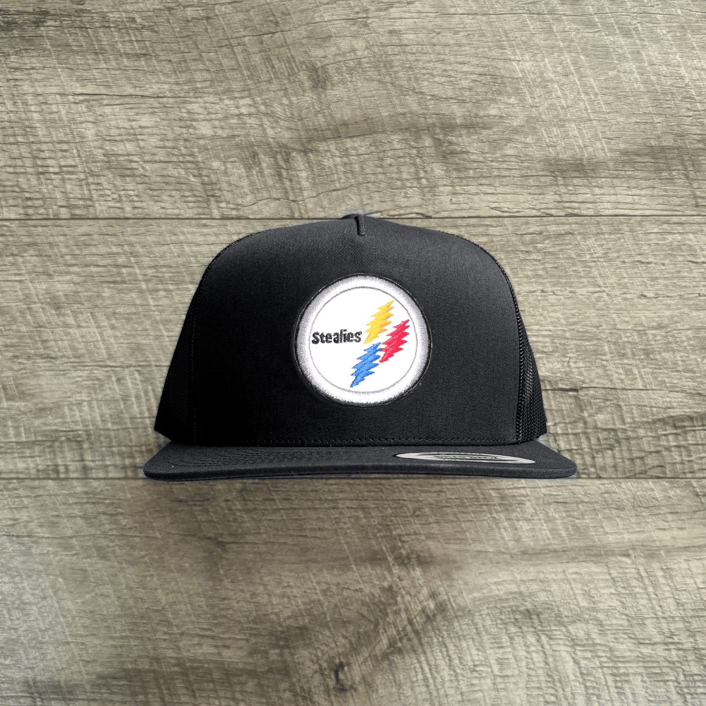 Dead / Pittsburgh Football Inspired 5 Panel Patch Hat
