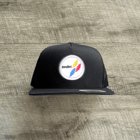Dead / Pittsburgh Football Inspired 5 Panel Patch Hat