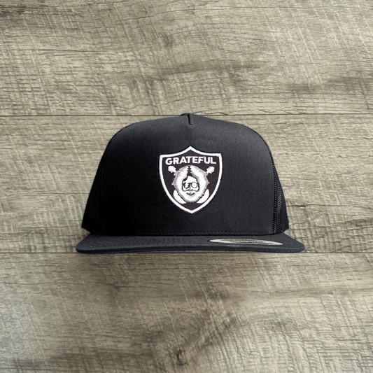 Dead / Las Vegas Football "Grateful" 5 Panel Embroidered Patch Hat