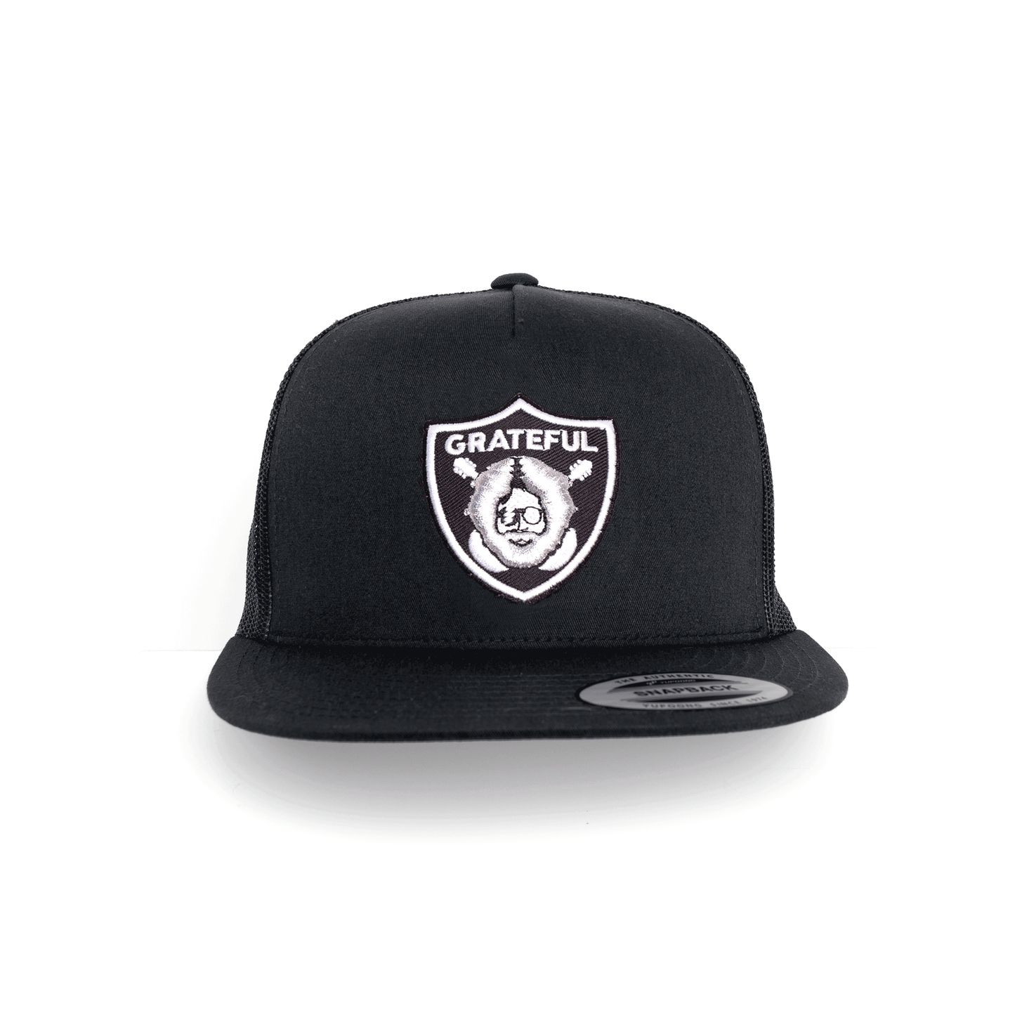 Dead / Las Vegas Football "Grateful" 5 Panel Embroidered Patch Hat