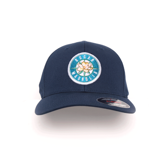 Dead / Seattle / Sugar Magnolia Baseball Inspired Flexfit Embroidered Patch Hat