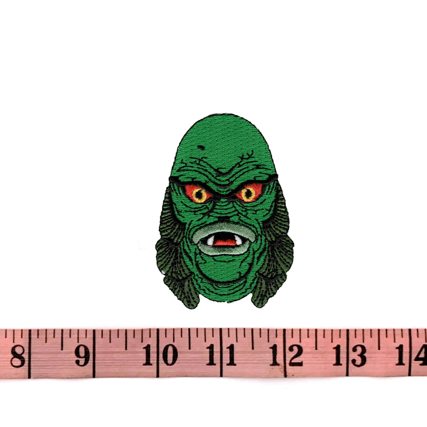 Creature Head Embroidered Patch