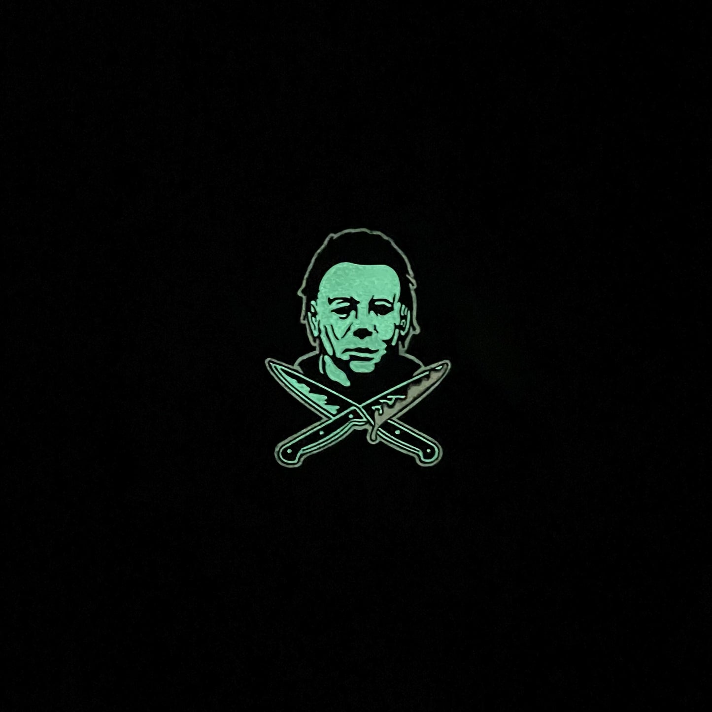 Michael Myers Glow in the Dark Mask Enamel Pin