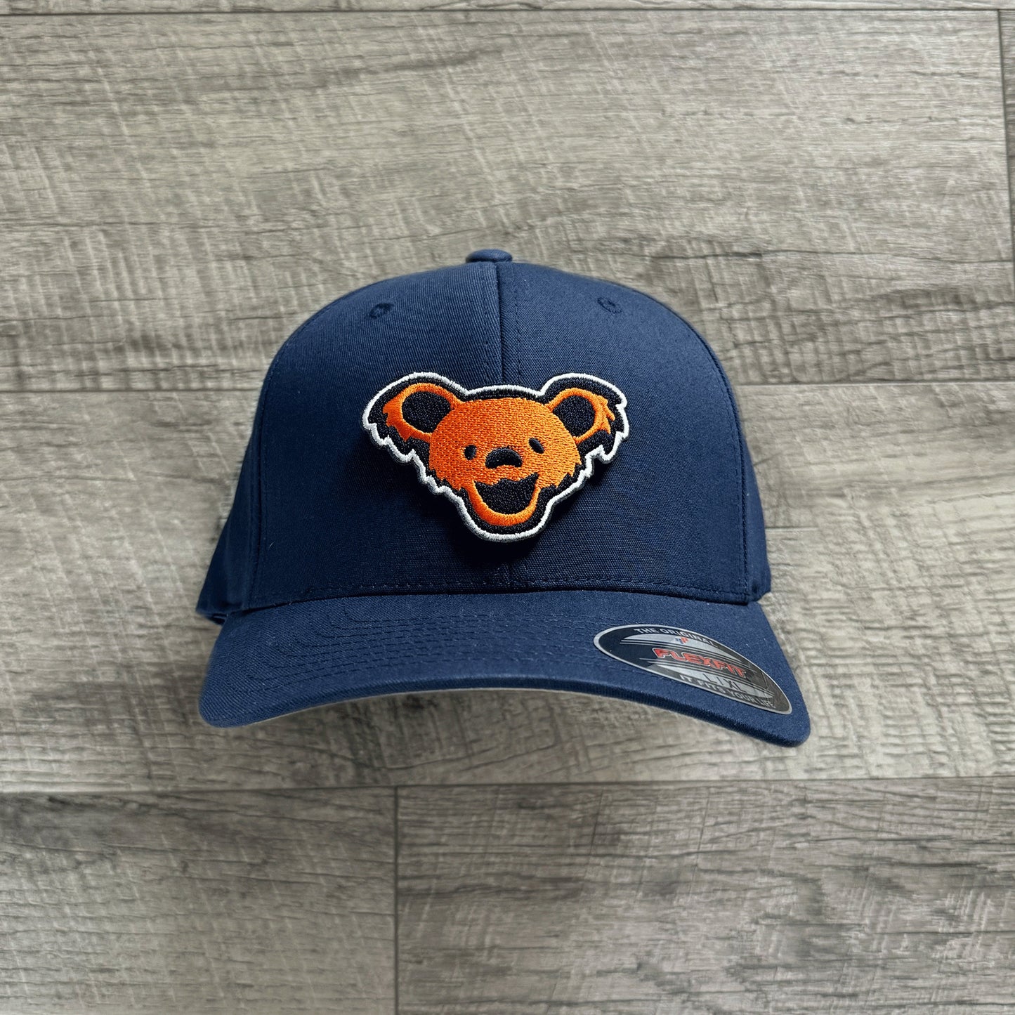 Dead / Chicago Football Inspired Embroidered Patch Flexfit Hats